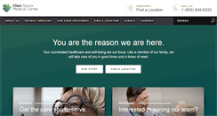 Desktop Screenshot of chenmedicalcenters.com